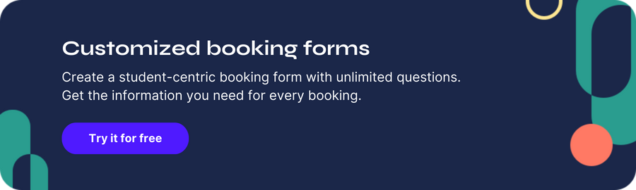 YCBM customized booking form